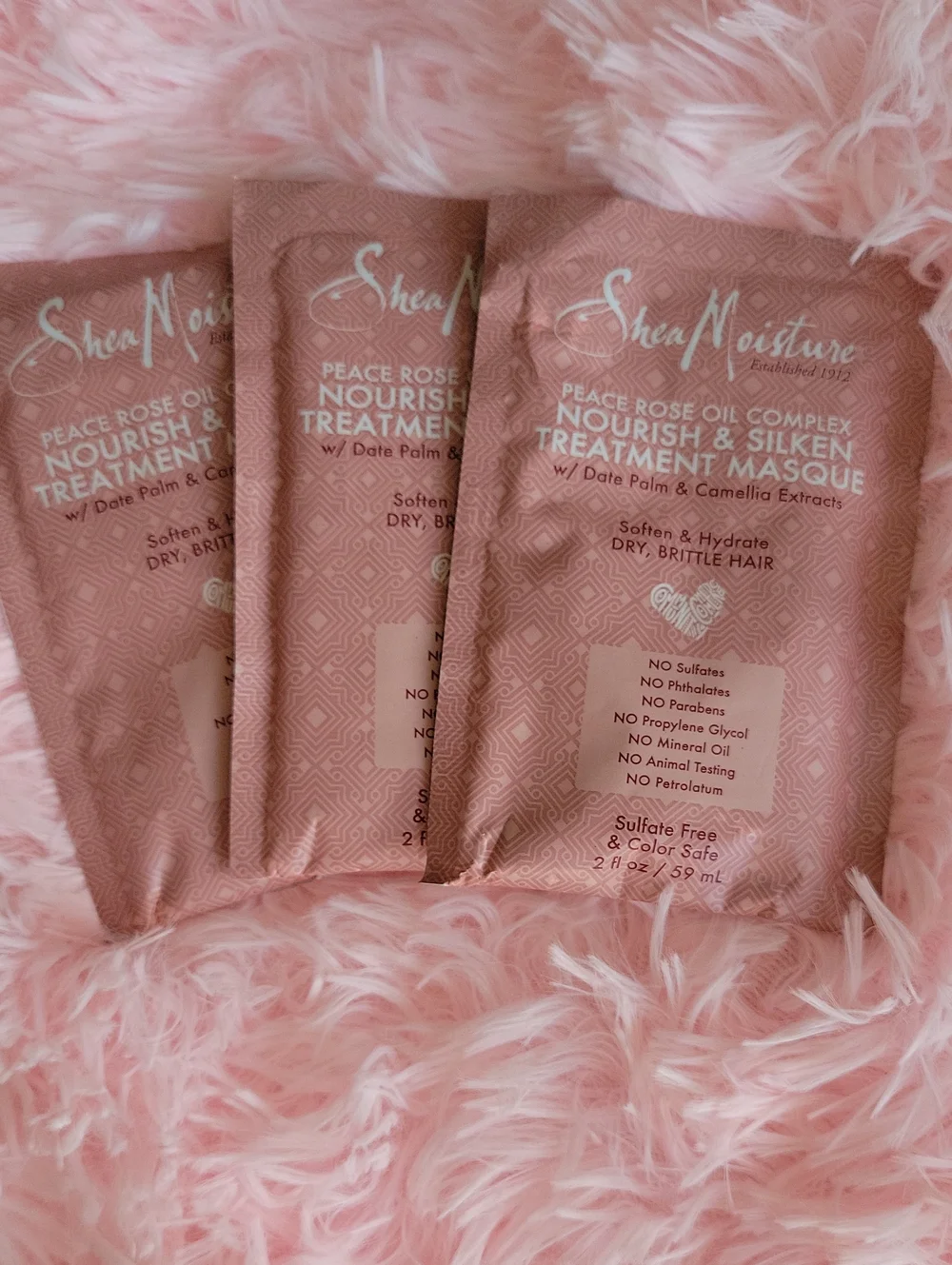 SheaMoisture Peace Rose Nourish & Silken Treatment Masque - 3 For $35